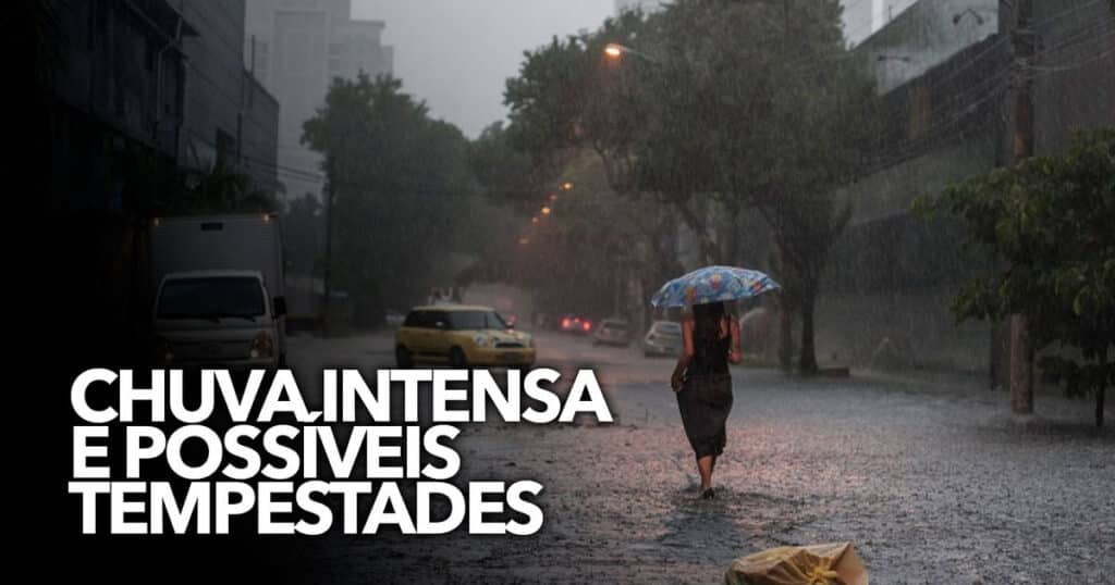 Alerta M Ximo Chuva Intensa E Poss Veis Tempestades Na Regi O