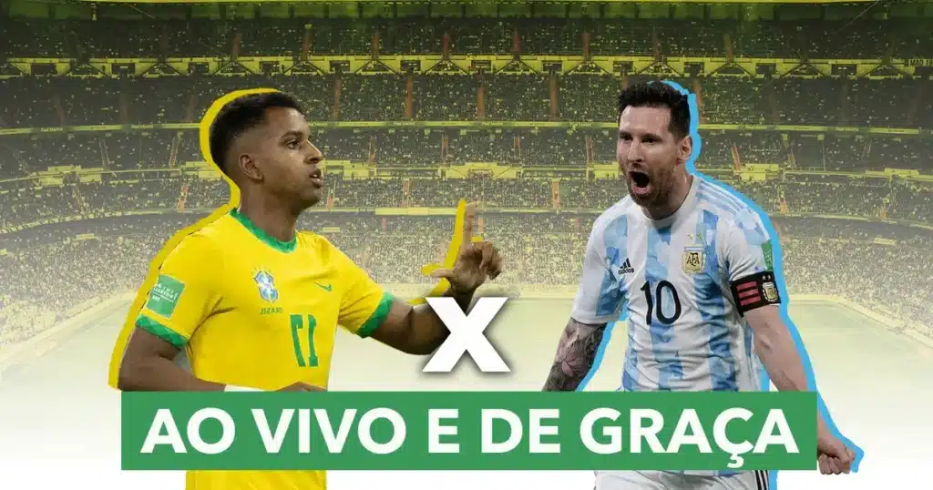 Eliminatórias da Copa: como assistir Brasil x Argentina online gratuitamente