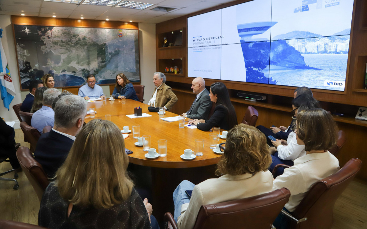 Niterói e BID promovem intercâmbio de cooperação técnica para o programa Vida Nova no Morro | Niterói